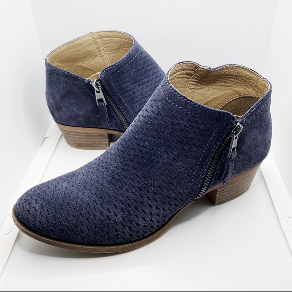 Lucky Brand Brielley Blue Suede 